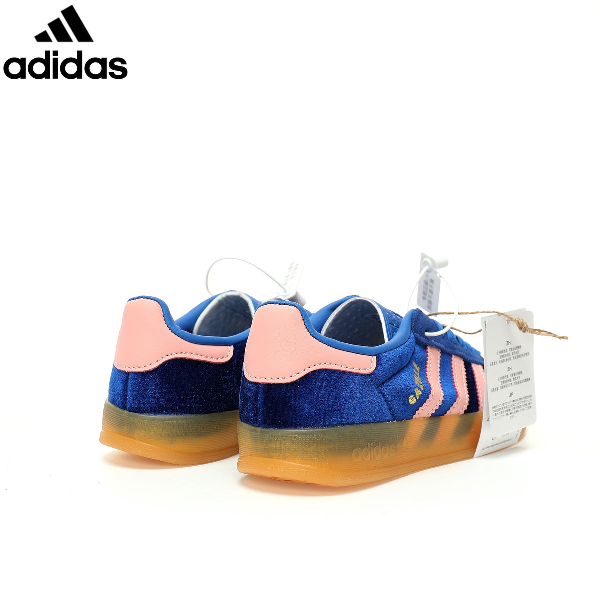 adidas Originals Gazelle Indoor W Shoes "Blue Semi / Pink Spark / Gum"-Classic sneakers,Adidas Women's Shoe Sale / Men's Shoe Sale