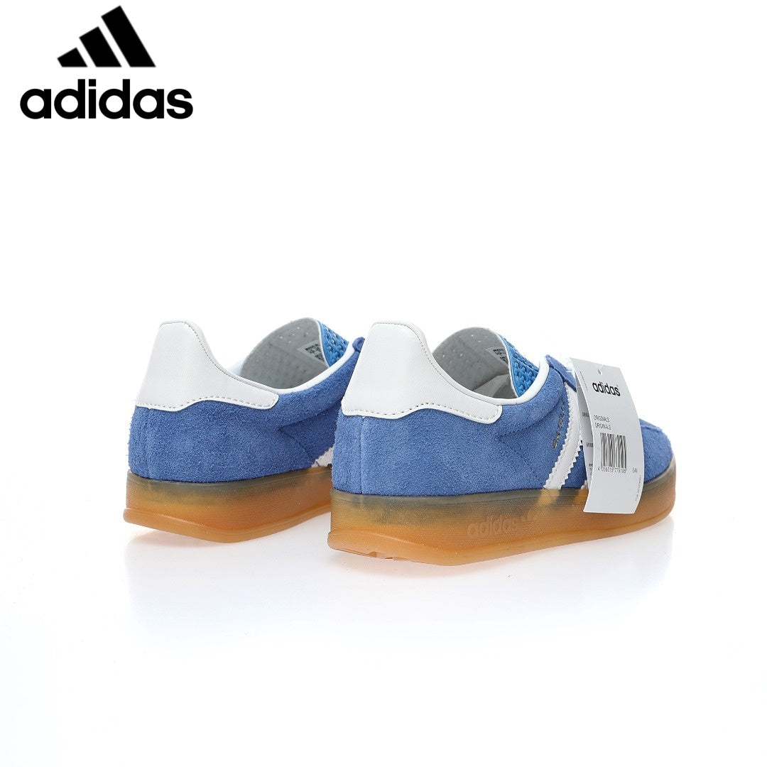 adidas Gazelle Indoor "Blue White"-Classic sneakers,Adidas Women's Shoe Sale / Men's Shoe Sale