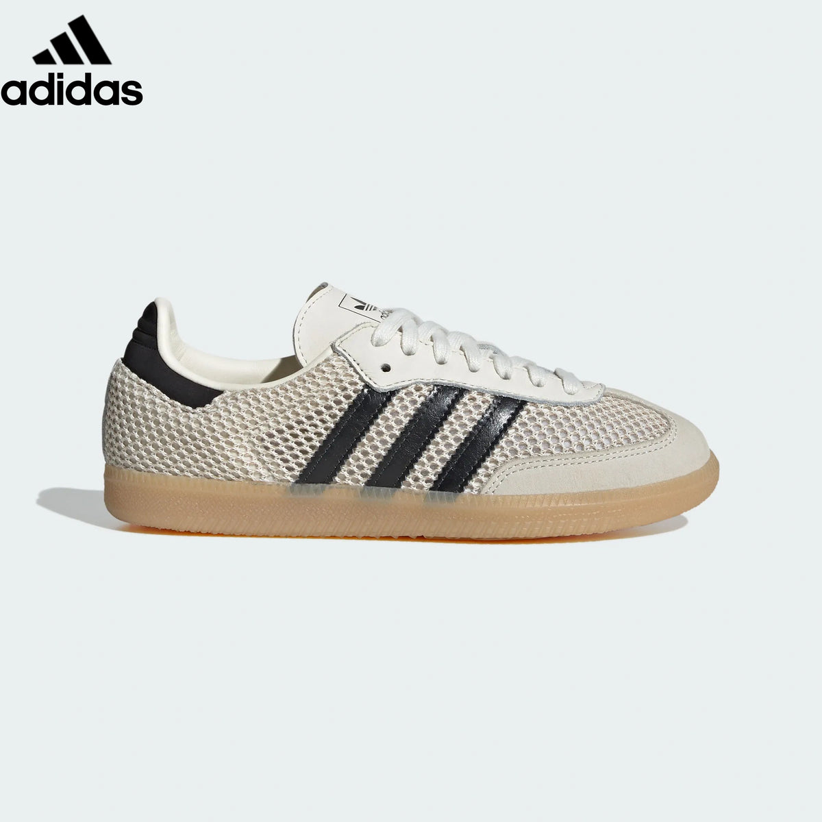 adidas Originals Samba OG W Shoes "Crystal White / Core Black / Gum"-Classic sneakers,Adidas Women's Shoe Sale / Men's Shoe Sale