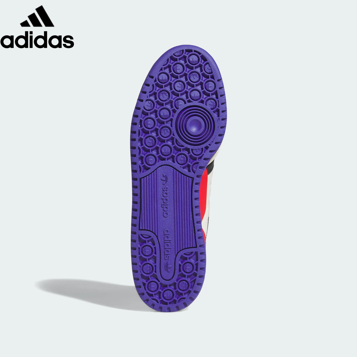 adidas Originals Forum Low Men's Sneakers "Black Purple Red White Stripes"-Classic sneakers,Adidas Women's Shoe Sale / Men's Shoe Sale