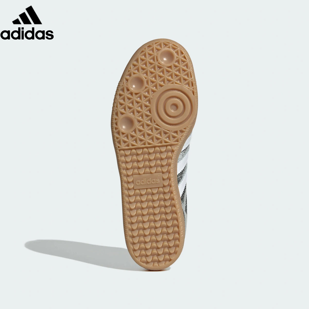 adidas Originals Samba OG Shoes "Matte Silver / Cloud White / Gum"-Classic sneakers,Adidas Women's Shoe Sale / Men's Shoe Sale