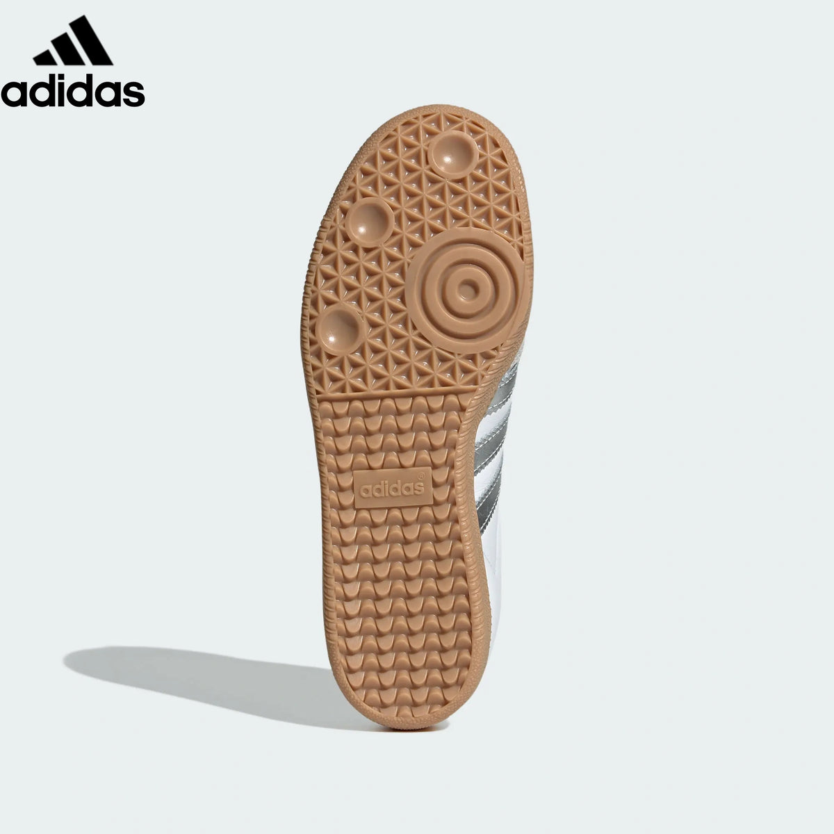 adidas Originals Samba OG W Shoes "Cloud White / Silver Metallic / Grey One / Gum"-Classic sneakers,Adidas Women's Shoe Sale / Men's Shoe Sale