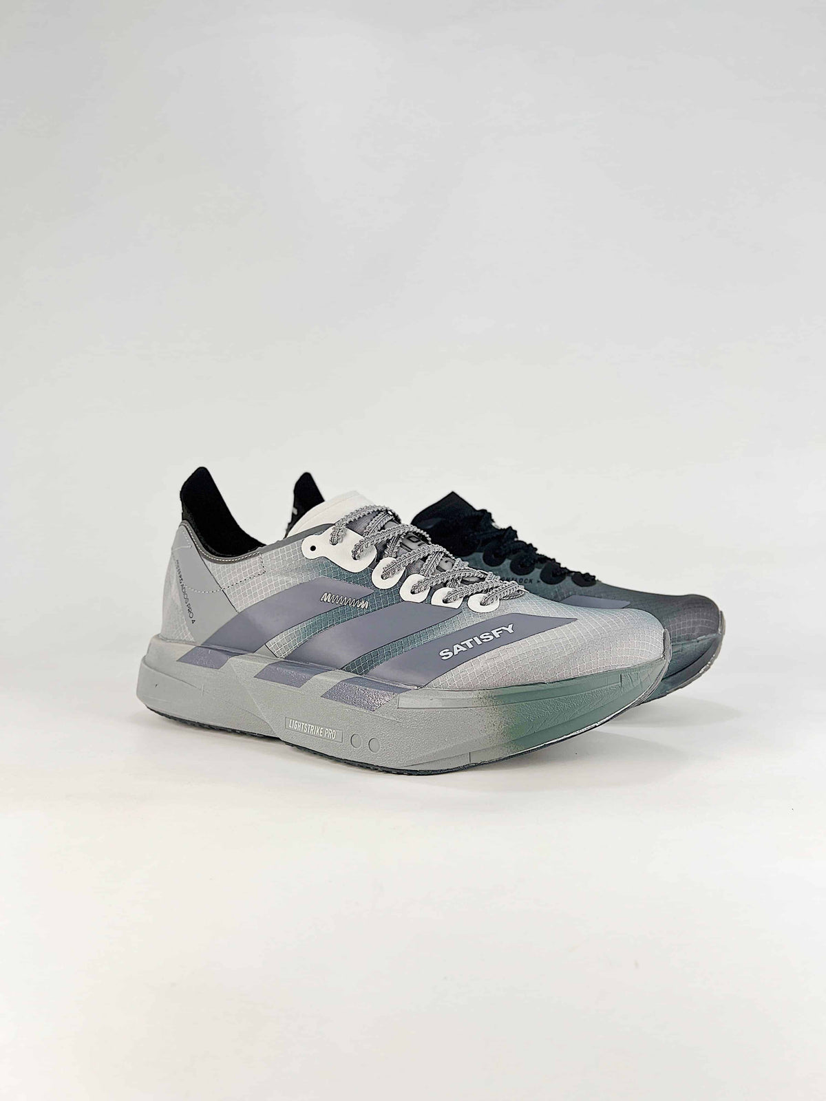 SATISFY x adidas Adizero Adios Pro 4 "Core Black"-Classic sneakers,Adidas Women's Shoe Sale / Men's Shoe Sale