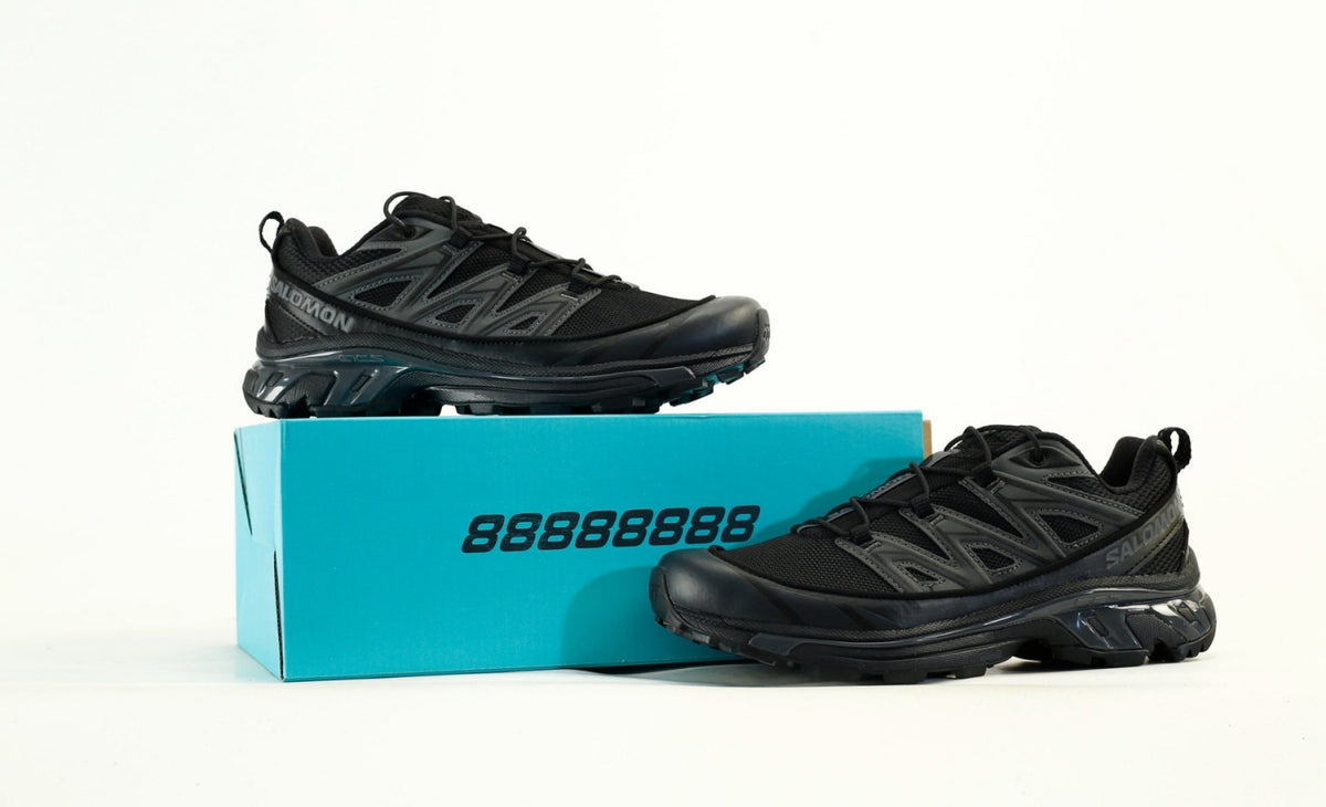 Salomon XT-6 Trail Running Shoes "Black DarkGrey"- outdoor hiking shoes/Women's Shoe Sale / Men's Shoe Sale