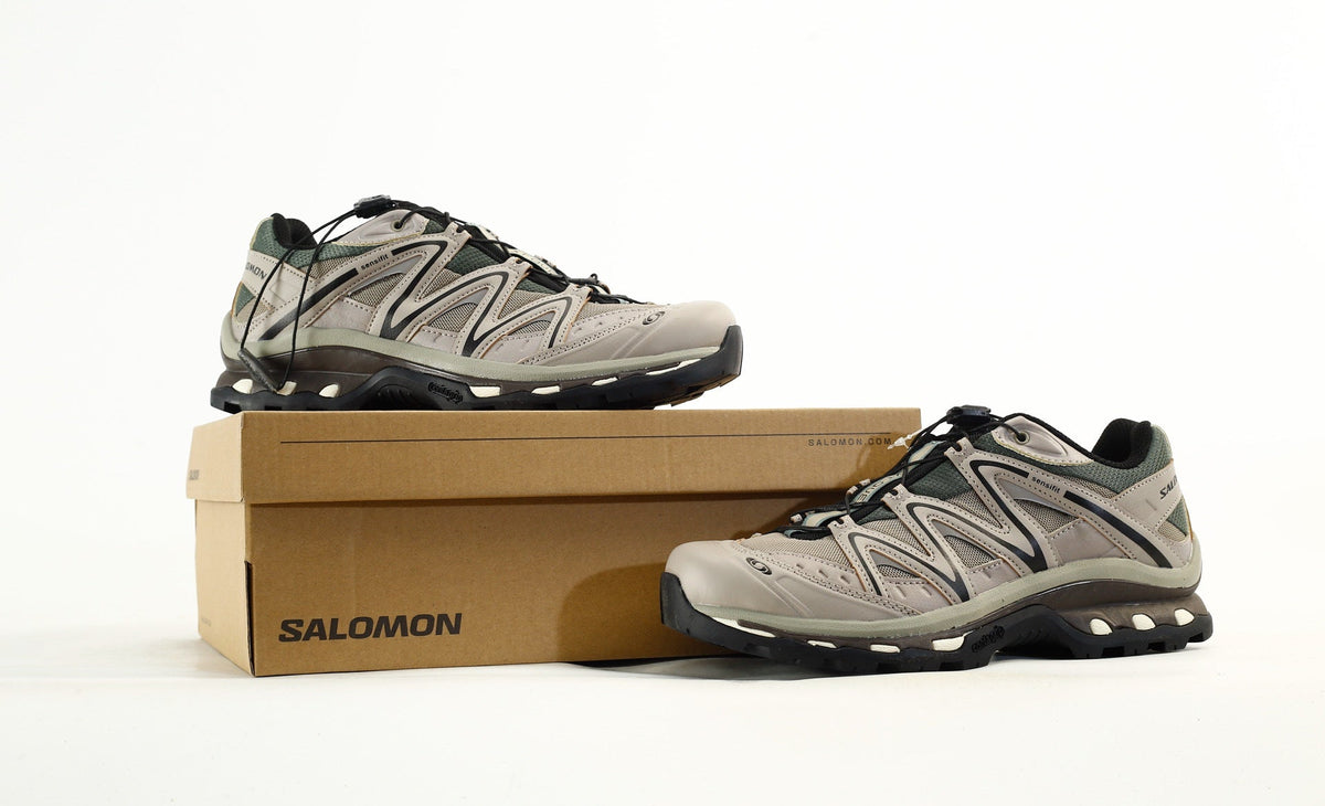 Salomon XT QUEST Trail Hiking Shoes "Beige Green Brown"- outdoor hiking shoes/Women's Shoe Sale / Men's Shoe Sale