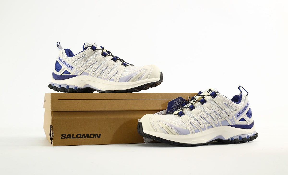Salomon XA PRO 3D "Cream White Blue"- outdoor hiking shoes/Women's Shoe Sale / Men's Shoe Sale