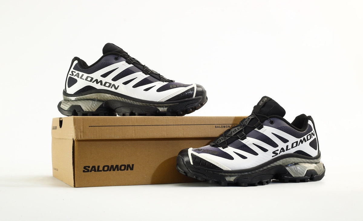 Salomon XT-4 S/LAB OG Men's Trail Running Sneakers "Black White Purple"- outdoor hiking shoes/Women's Shoe Sale / Men's Shoe Sale