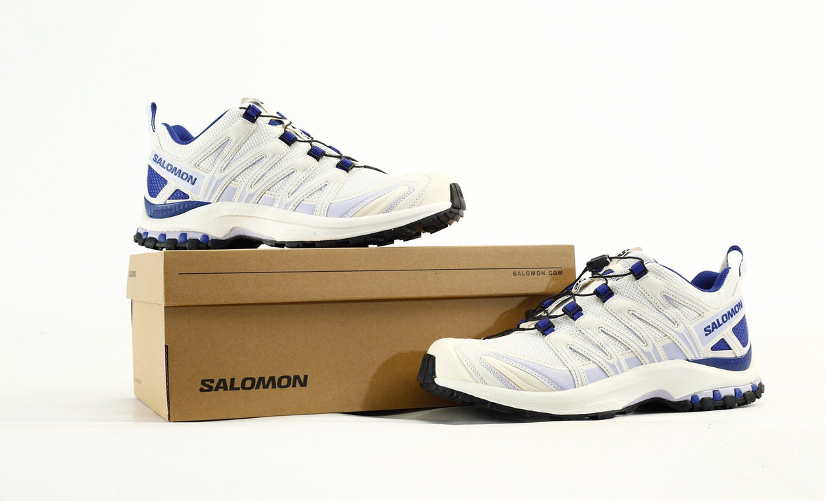 Salomon XA PRO 3D "White Blue" Outdoor Trail Running Hiking Shoes- outdoor hiking shoes/Women's Shoe Sale / Men's Shoe Sale