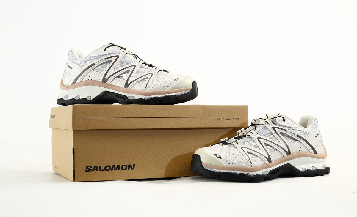 Salomon XT-Quest Trail Running & Hiking Shoes,“Vanilla Ice/Black/Bistro Green”
