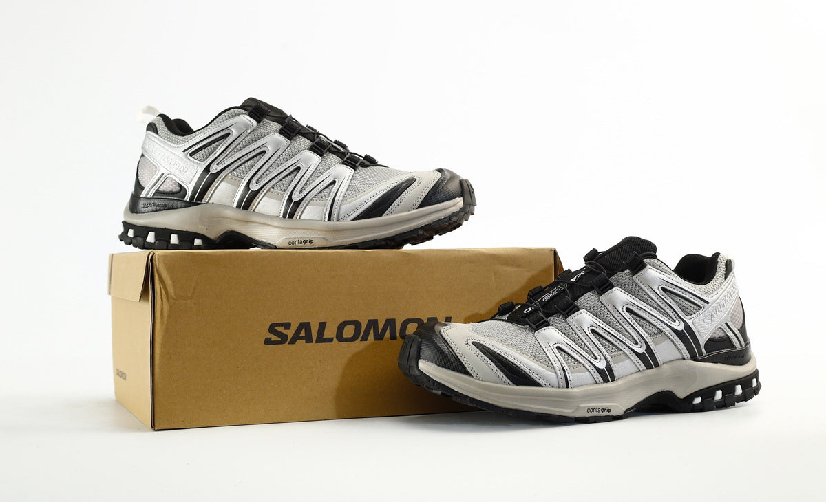 Salomon XA PRO 3D Trail Running Shoes "Silver Grey Black"- outdoor hiking shoes/Women's Shoe Sale / Men's Shoe Sale