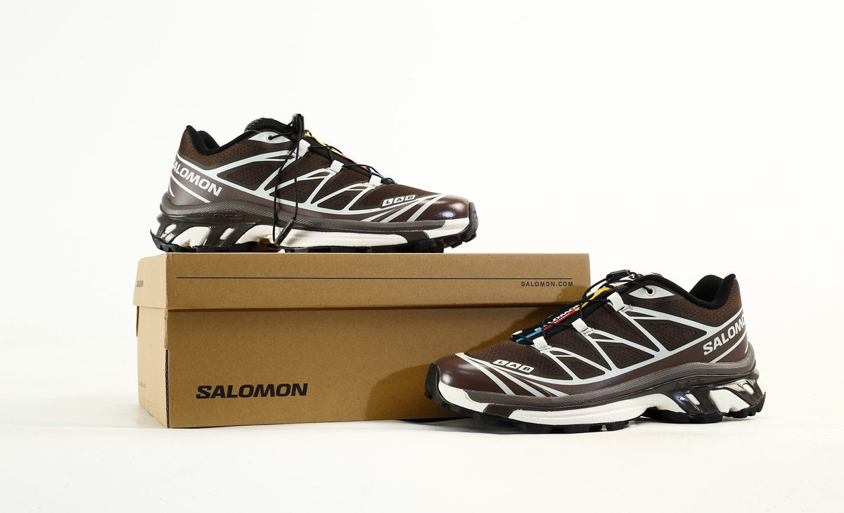 Salomon S-LAB XT-6 Men Women Outdoor Trail Running Shoes "Brown White"