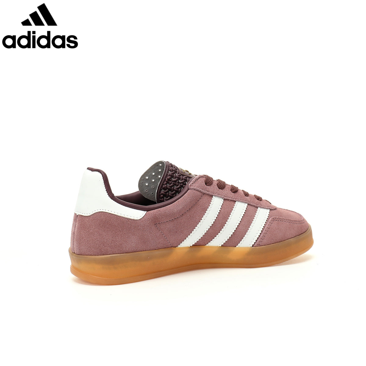 adidas Originals Gazelle Indoor W Shoes "Shadow Fig / Cloud White / Gum"-Classic sneakers，Adidas Women's Shoe Sale / Men's Shoe Sale