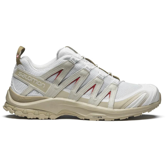 Salomon XA PRO 3D "White Beige Red"- outdoor hiking shoes/Women's Shoe Sale / Men's Shoe Sale