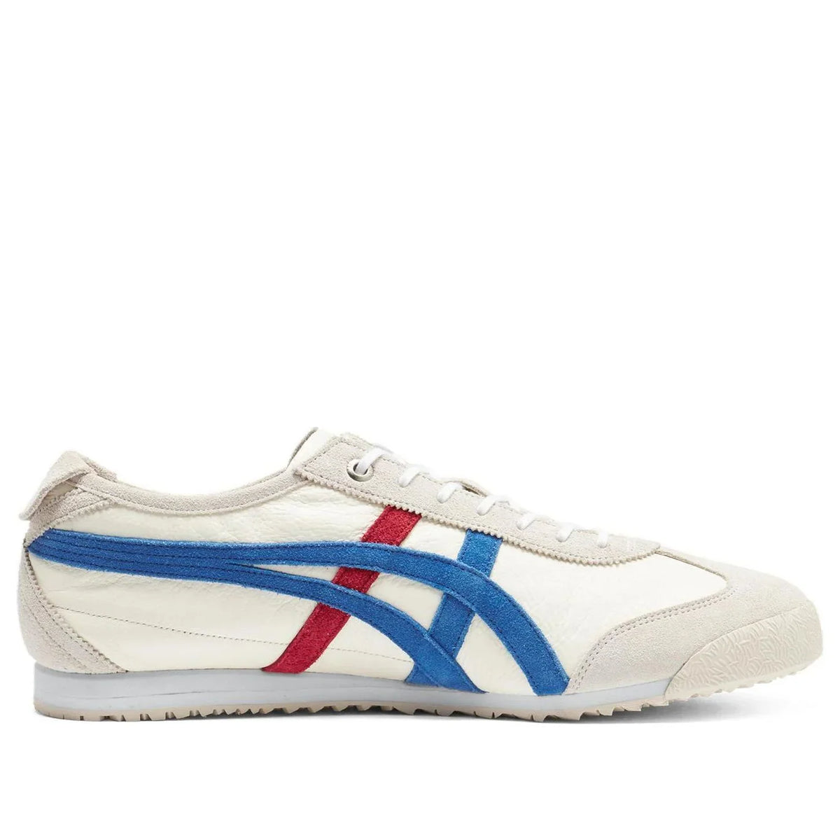 Onitsuka Tiger Mexico 66 "Cream Blue Red" Unisex Sneakers- Women's Shoe Sale / Men's Shoe Sale