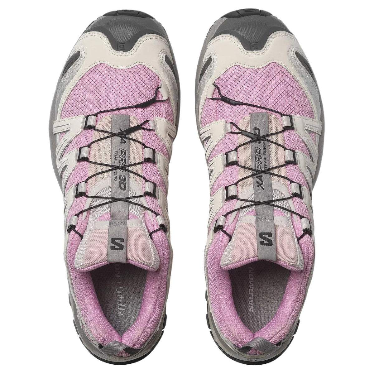 Salomon XA PRO 3D "Pink Cream Grey"- outdoor hiking shoes/Women's Shoe Sale / Men's Shoe Sale