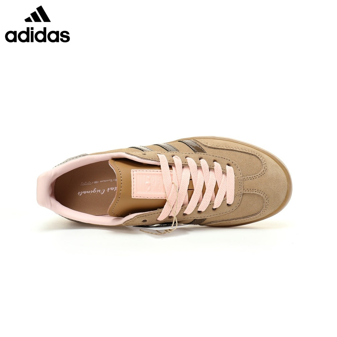 adidas Gazelle Indoor "Cardboard Brown Sandy Pink Gum" Women Sneakers-Classic sneakers，Adidas Women's Shoe Sale / Men's Shoe Sale