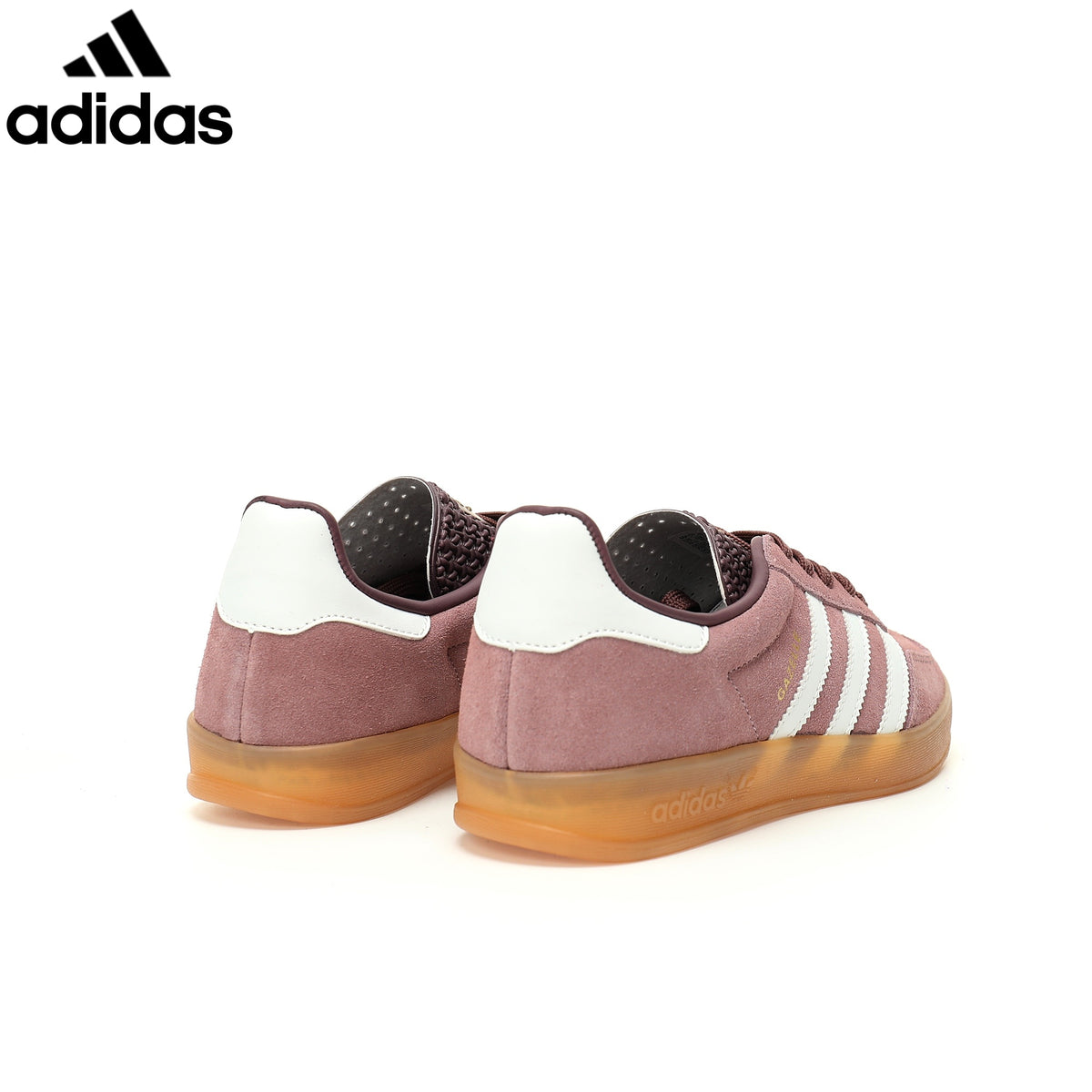 adidas Originals Gazelle Indoor W Shoes "Shadow Fig / Cloud White / Gum"-Classic sneakers，Adidas Women's Shoe Sale / Men's Shoe Sale