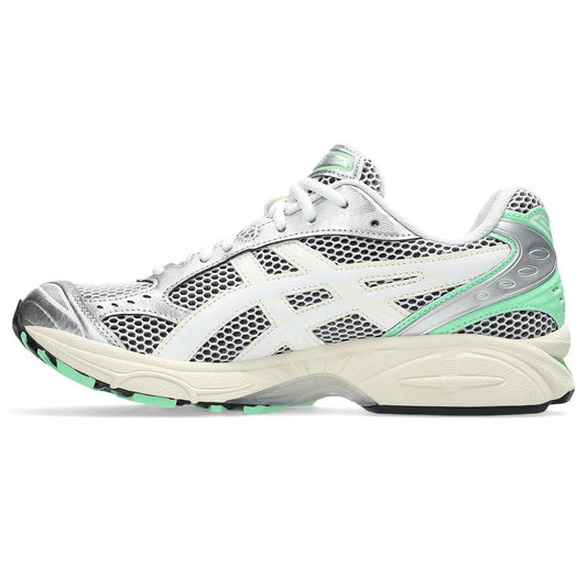 Asics  shoes  neutral running shoes mens  sneakers Gel-Kayano 14 Silver / White / Mint Green