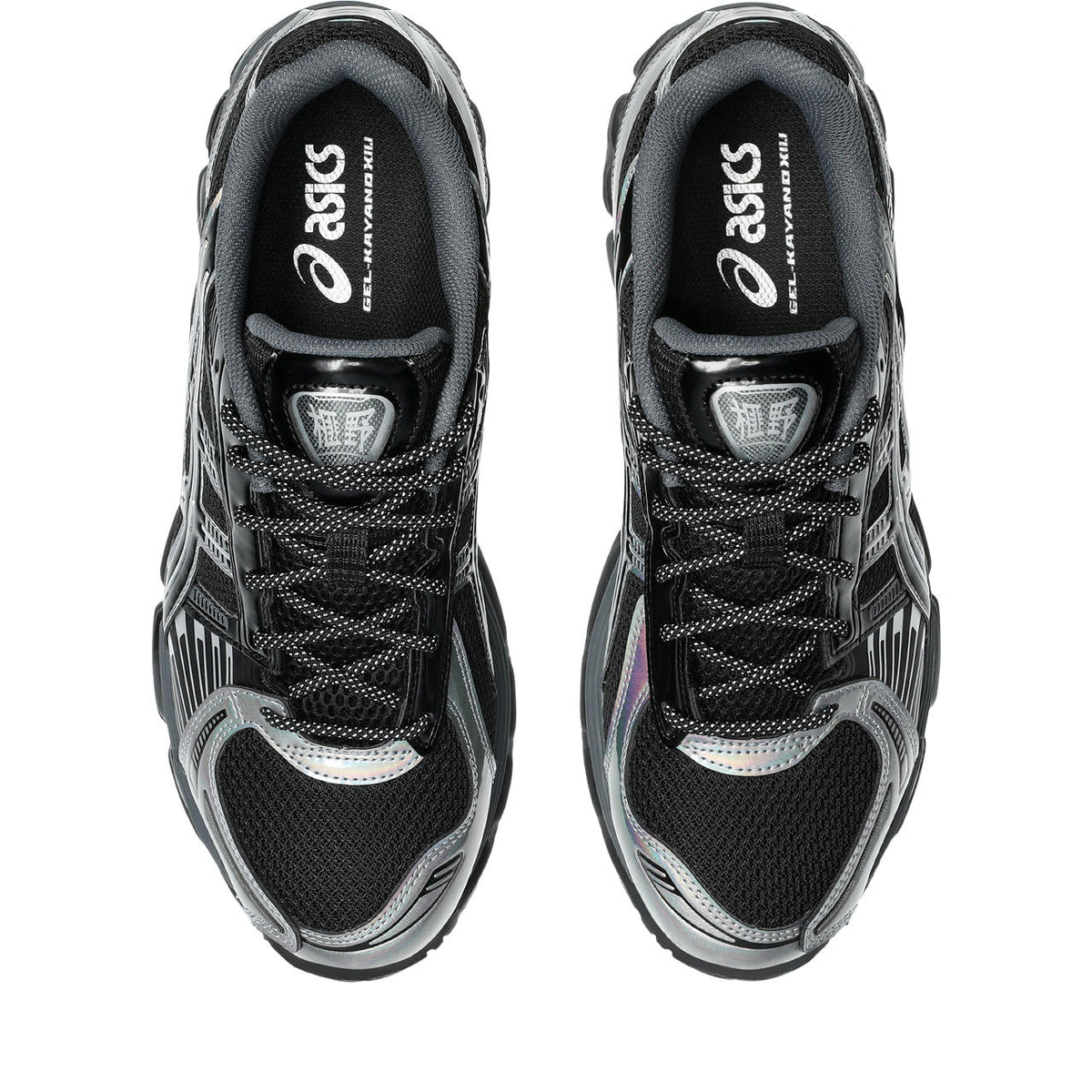 Asics  shoes  neutral running shoes mens  sneakers Gel-Kayano 14 Black / Iridescent Silver