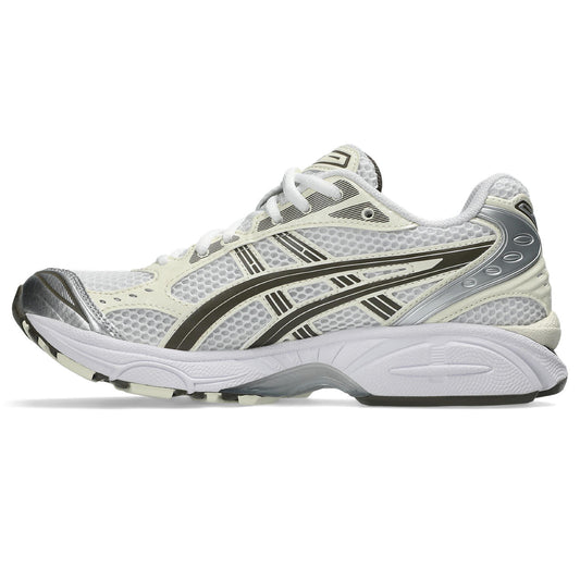 Asics  shoes  neutral running shoes mens  sneakers Gel-Kayano 14 White / Olive / Metallic Silver