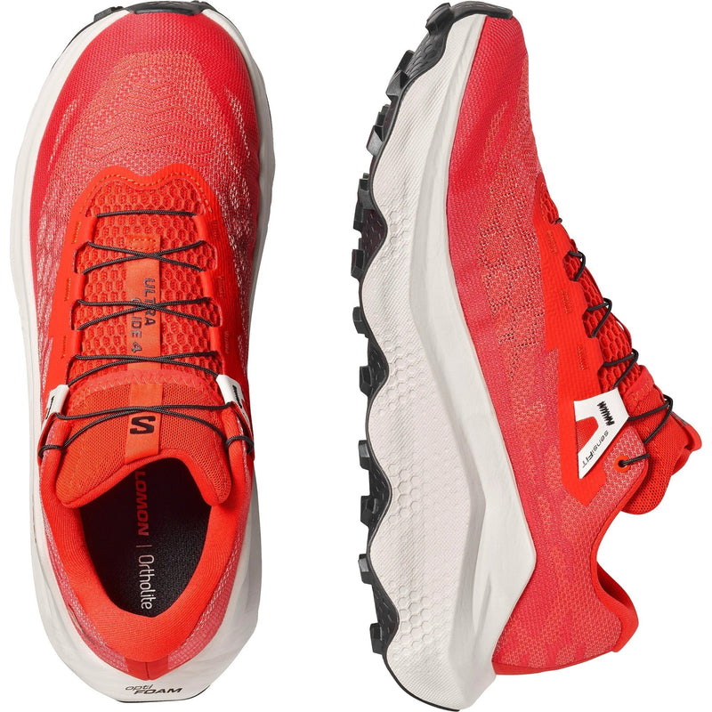 Salomon Ultra Glide 4 Trail Running Sneakers "Fiery Red Vanilla Ice"