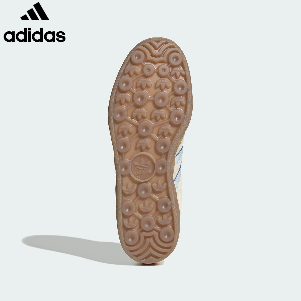 adidas Originals Gazelle Indoor Shoes "Cream White / Light Blue"-Classic sneakers，Adidas Women's Shoe Sale / Men's Shoe Sale
