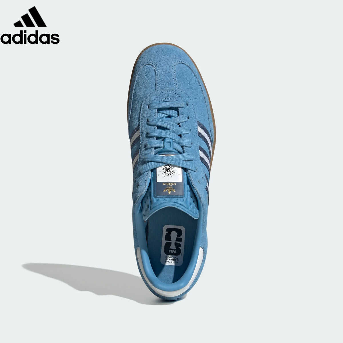 adidas Originals Samba OG Shoes "Light Blue / Crew Blue / Gum"-Classic sneakers，Adidas Women's Shoe Sale / Men's Shoe Sale