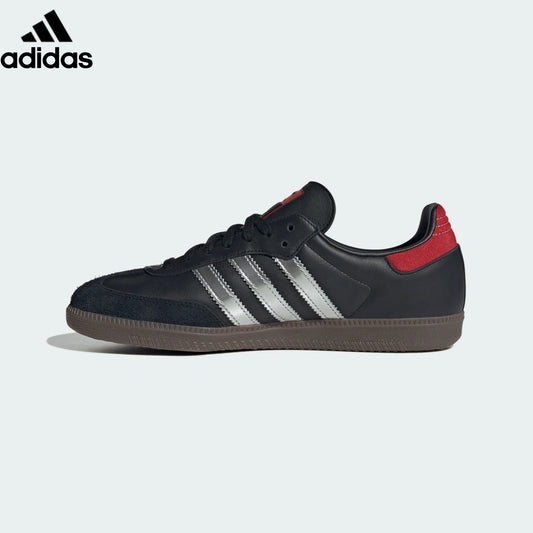 adidas Originals Samba OG x Coca-Cola Shoes "Core Black / Better Scarlet / Silver Metallic"-Classic sneakers，Adidas Women's Shoe Sale / Men's Shoe Sale