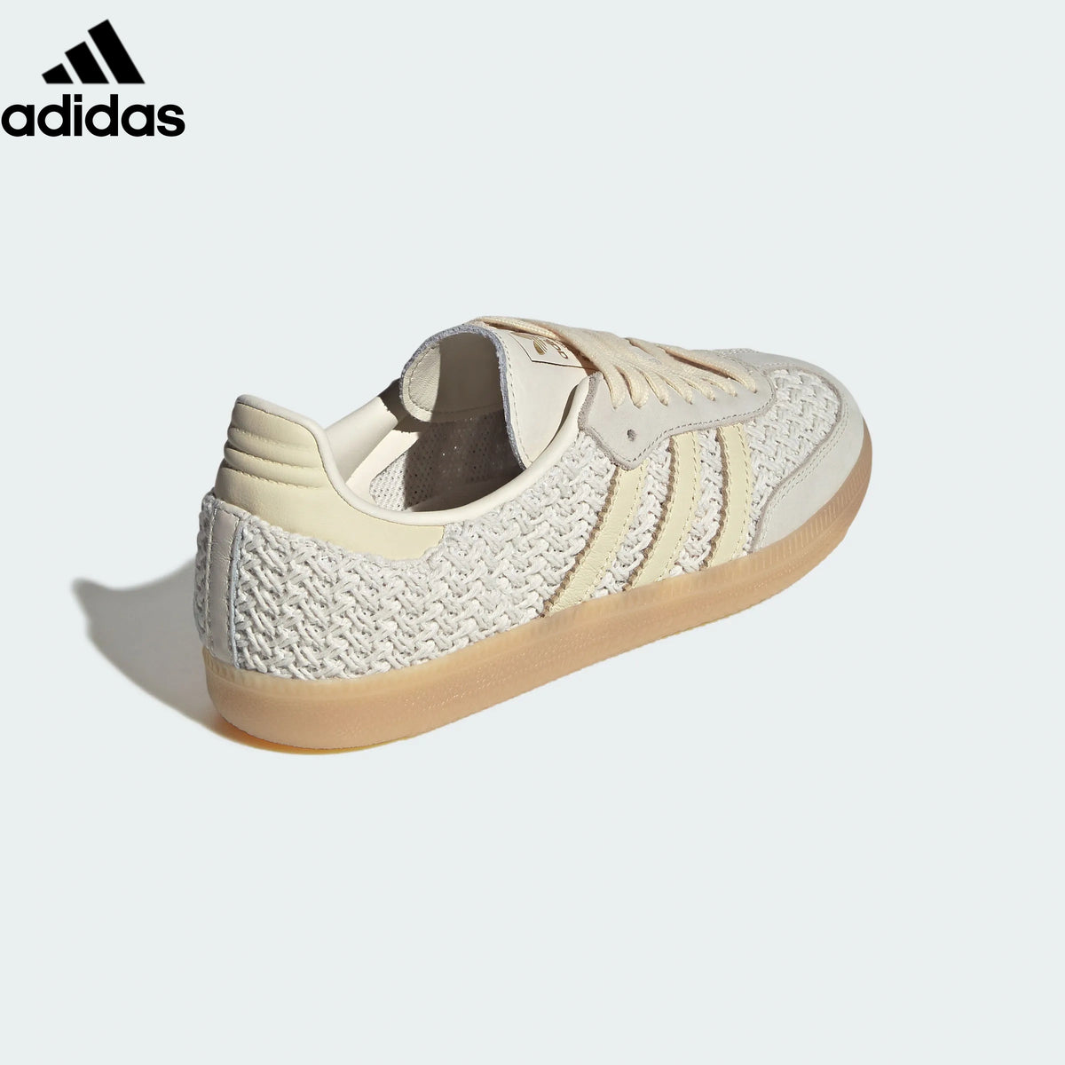 adidas Originals Samba OG W Shoes Off White  Warm Vanilla  Gum-Classic sneakers，Adidas Women's Shoe Sale / Men's Shoe Sale