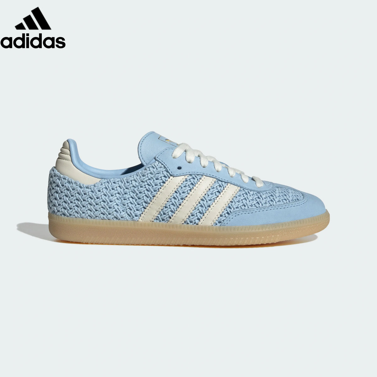 adidas Originals Samba OG W Shoes "Clear Sky / Off White / Gum"-Classic sneakers，Adidas Women's Shoe Sale / Men's Shoe Sale