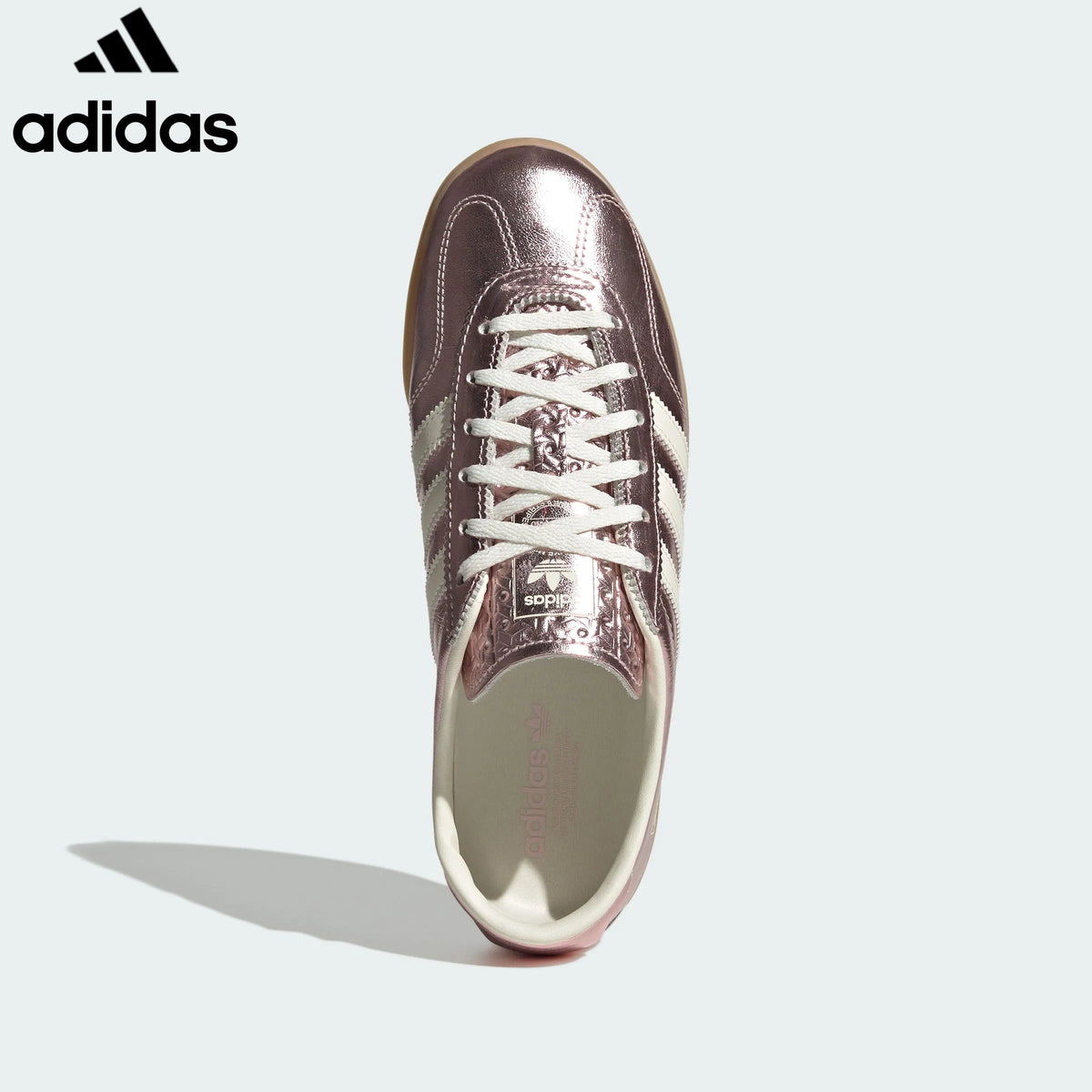 adidas Originals Gazelle Indoor Shoes "Metallic Pink / Off White"-Classic sneakers，Adidas Women's Shoe Sale / Men's Shoe Sale
