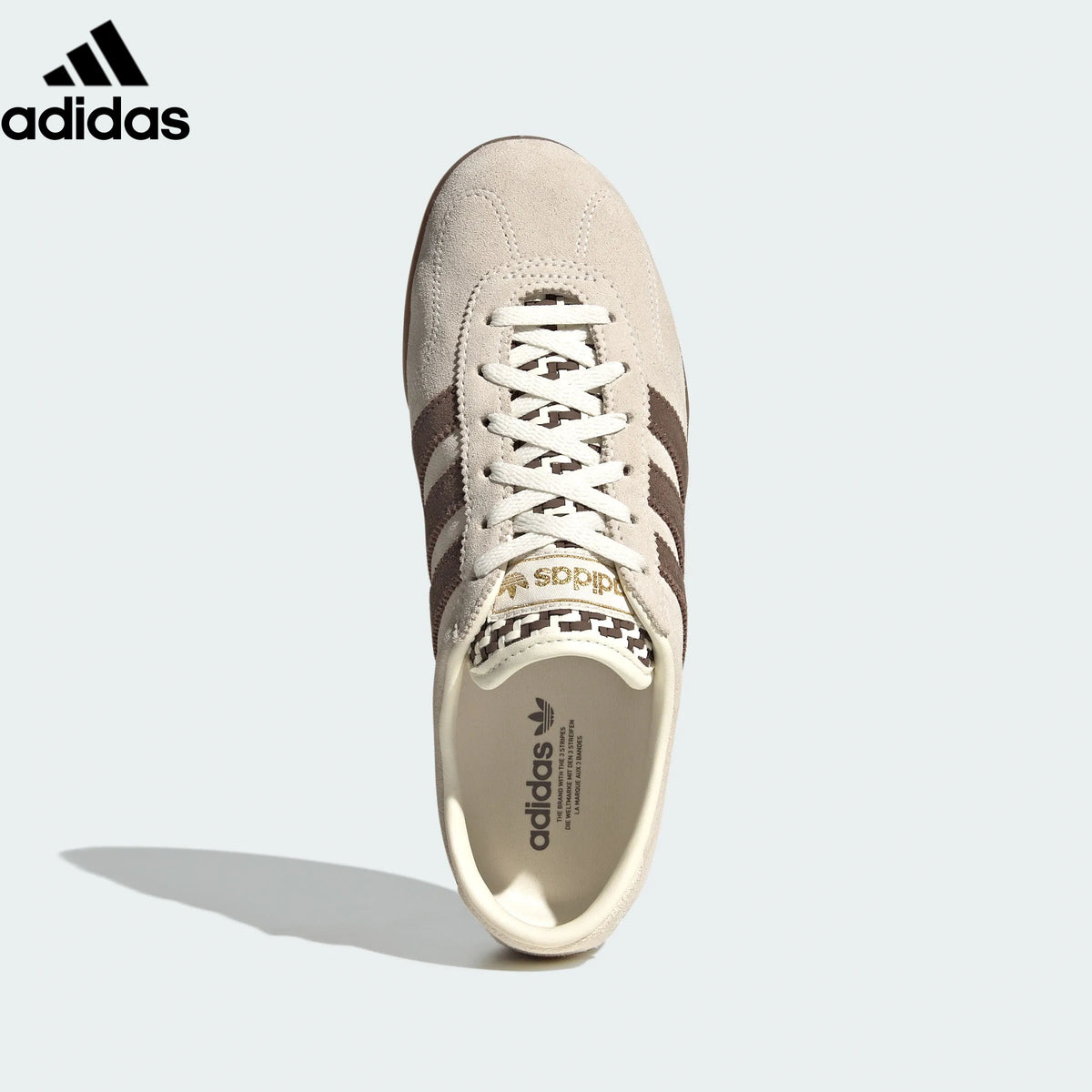 adidas Originals Gazelle Lo Pro Shoes "Crystal Sand / Earth Brown / Gum"-Classic sneakers，Adidas Women's Shoe Sale / Men's Shoe Sale