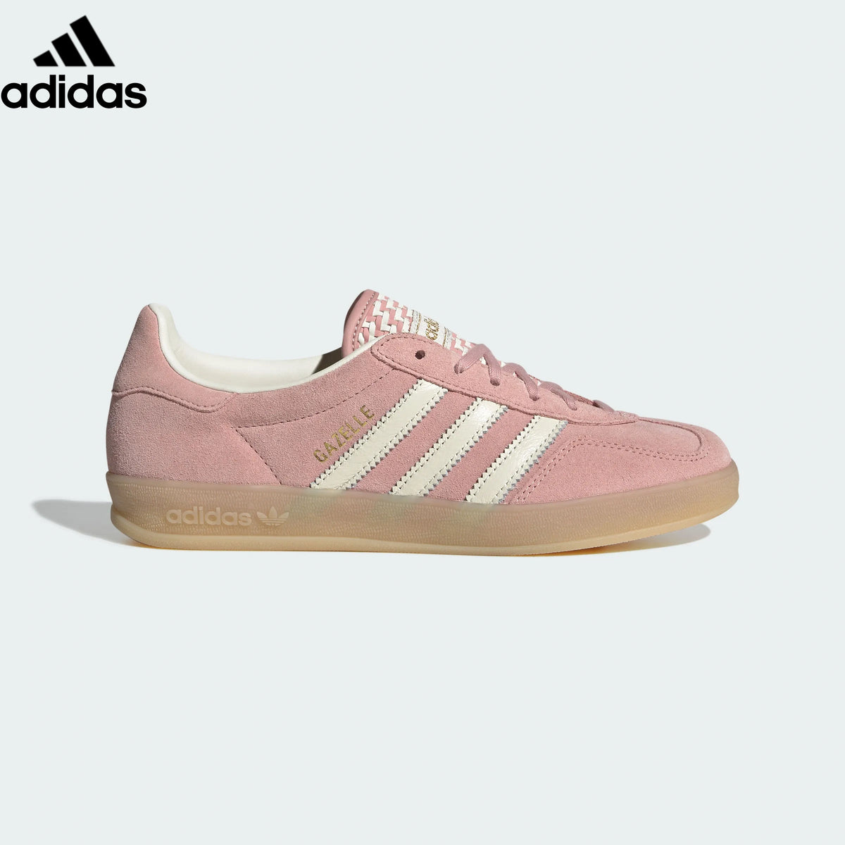 adidas Originals Gazelle Indoor Shoes "Wonder Mauve / Off White / Gum"-Classic sneakers，Adidas Women's Shoe Sale / Men's Shoe Sale