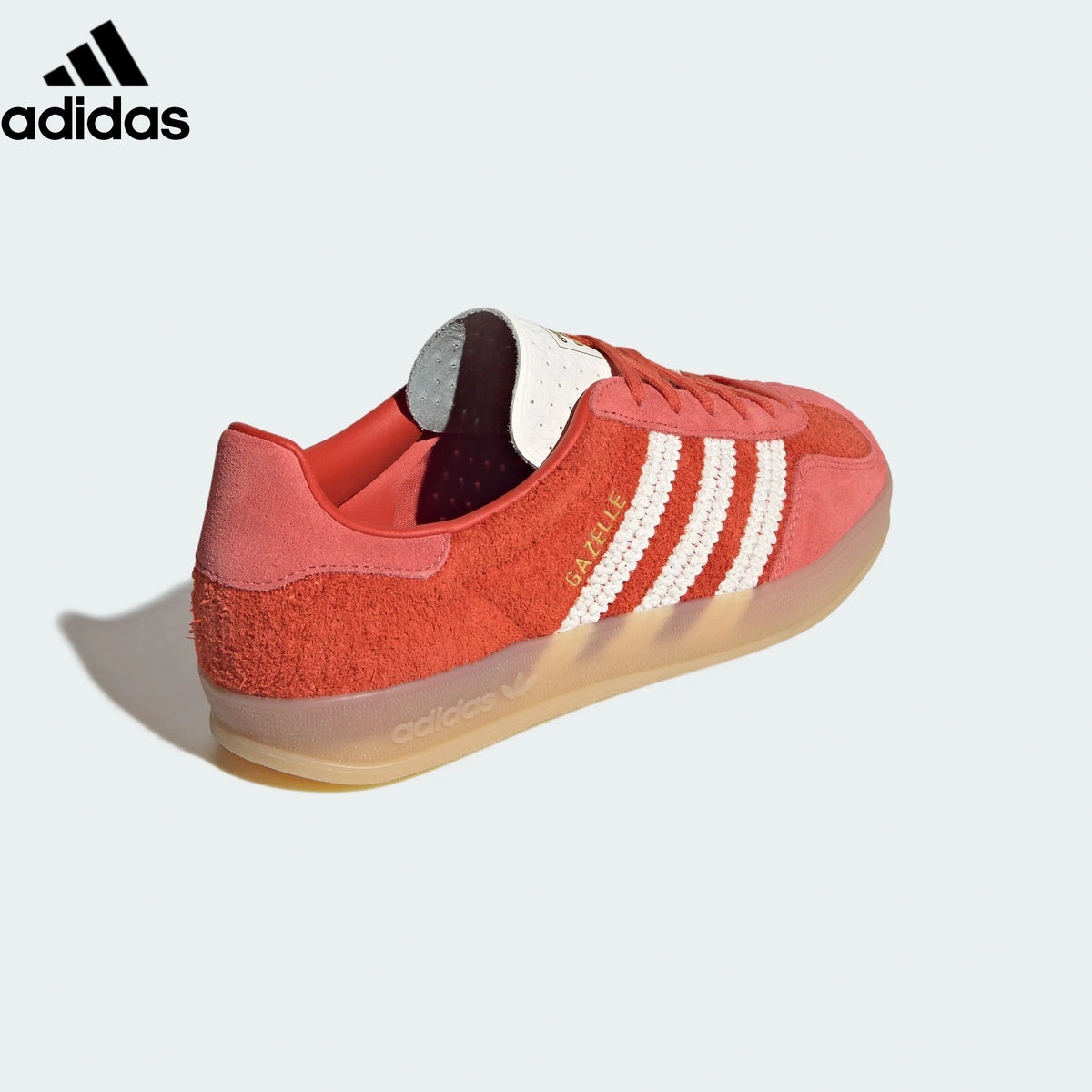 adidas Originals Gazelle Indoor Shoes "Preloved Scarlet / Off White / Gum"-Classic sneakers，Adidas Women's Shoe Sale / Men's Shoe Sale