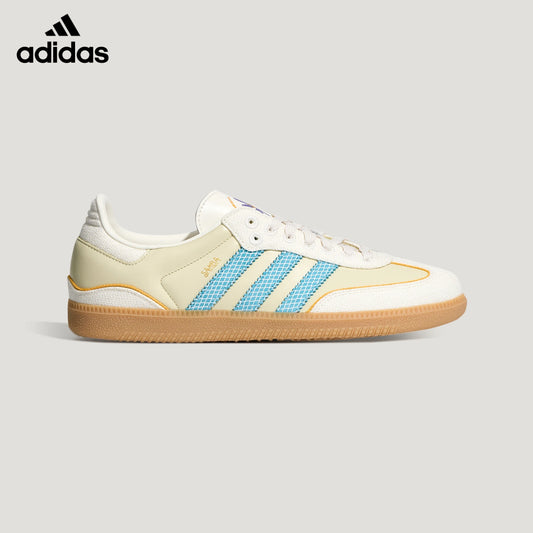 adidas Originals Samba OG "Surf Club" Shoes "Sandy Beige / Semi Blue Burst / Off White"-Classic sneakers，Adidas Women's Shoe Sale / Men's Shoe Sale