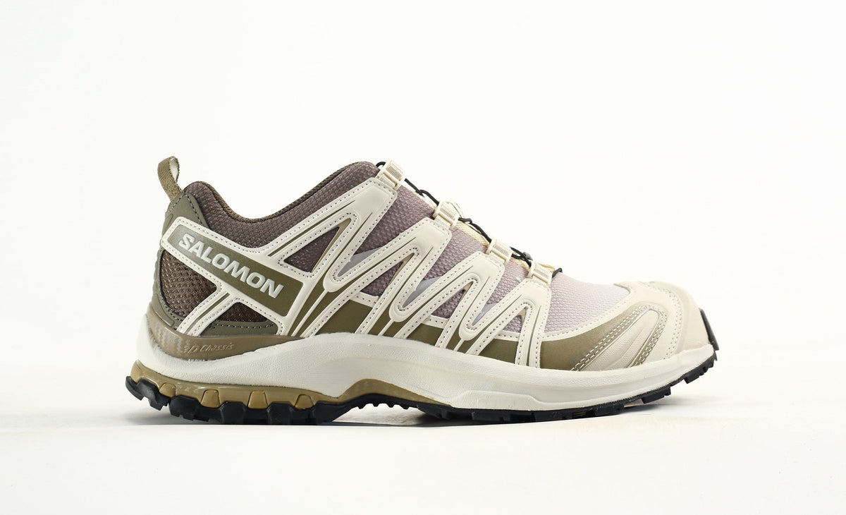 Salomon XA Pro 3D Stone Grey Almond Milk Men Outdoor Hiking Shoes- outdoor hiking shoes/Women's Shoe Sale / Men's Shoe Sale