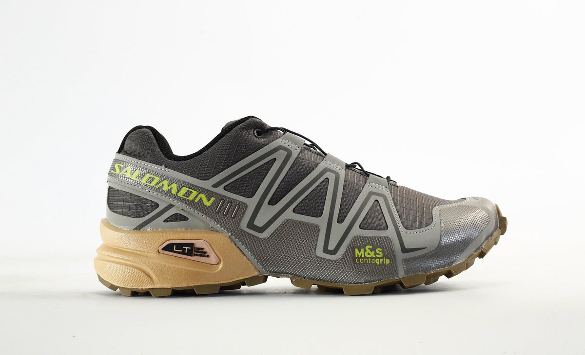 Salomon Speedcross 3 Trail Running Shoes "Grey Gum"- outdoor hiking shoes/Women's Shoe Sale / Men's Shoe Sale