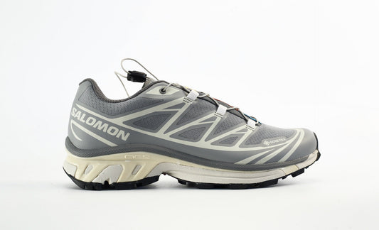 Salomon XT-6 GTX Men's Waterproof Trail Running Shoes "Grey Cream"- outdoor hiking shoes/Women's Shoe Sale / Men's Shoe Sale