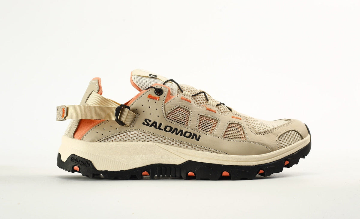 Salomon Techamphibian 5 Women's Water Shoes "Khaki / Orange"- outdoor hiking shoes/Women's Shoe Sale / Men's Shoe Sale