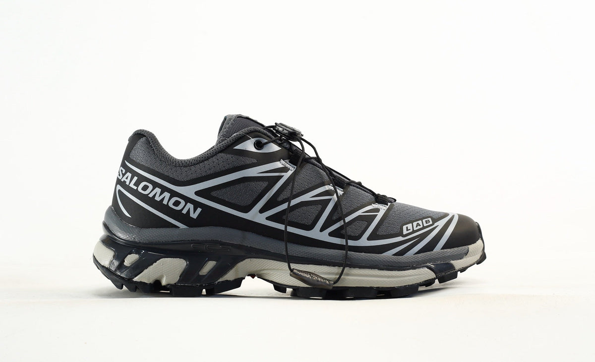 Salomon S-LAB XT-6 Trail Running Shoes "Dark Grey Silver"- outdoor hiking shoes/Women's Shoe Sale / Men's Shoe Sale