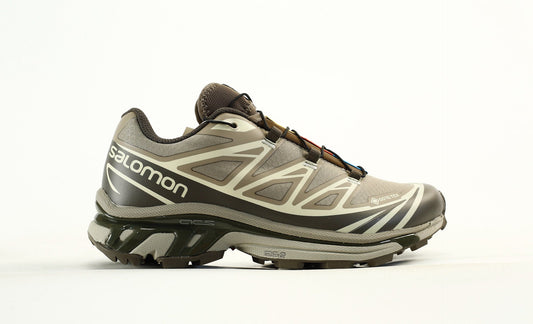 Salomon XT-6 GTX Trail Running Shoes "Khaki Brown"- outdoor hiking shoes/Women's Shoe Sale / Men's Shoe Sale