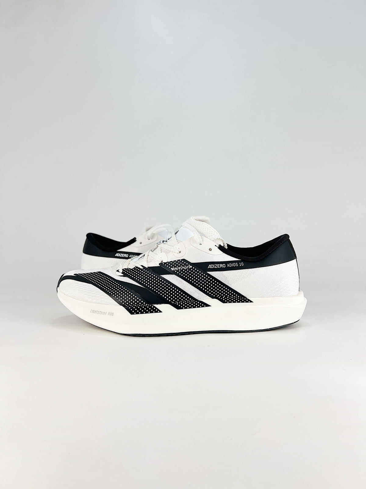Adidas Adizero Adios 10 "White Black"-Classic sneakers，Adidas Women's Shoe Sale / Men's Shoe Sale