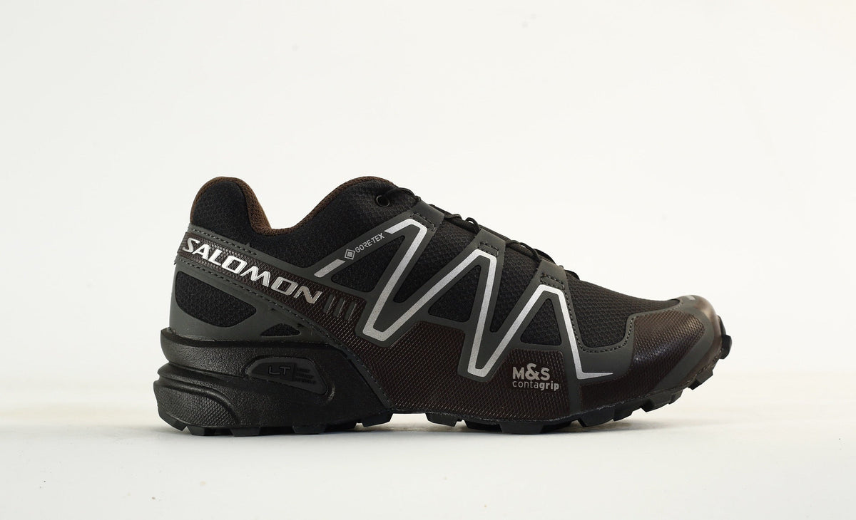 Salomon Speedcross 3 GTX Trail Running Shoes "Black Dark Brown"- outdoor hiking shoes/Women's Shoe Sale / Men's Shoe Sale