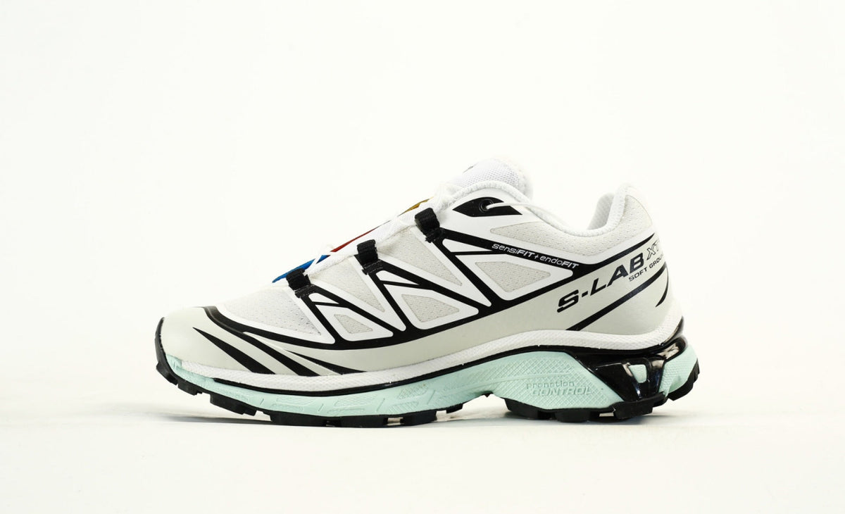 Salomon S-LAB XT 6 Men's Trail Running Shoes "White Black Mint"- outdoor hiking shoes/Women's Shoe Sale / Men's Shoe Sale