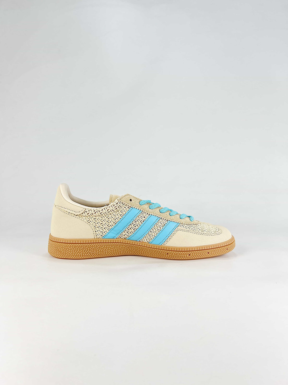 Adidas Originals Handball Spezial "Beige Light Blue Gum" Sneakers-Classic sneakers，Adidas Women's Shoe Sale / Men's Shoe Sale