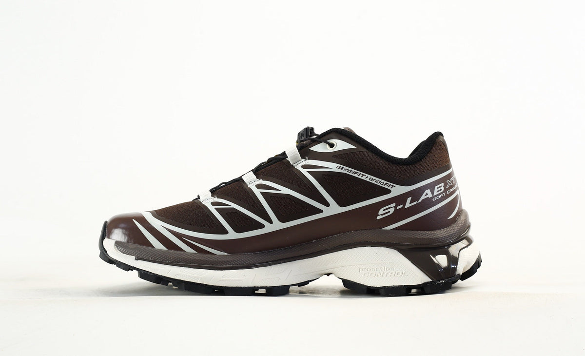 Salomon S-LAB XT-6 Men Women Outdoor Trail Running Shoes "Brown White"