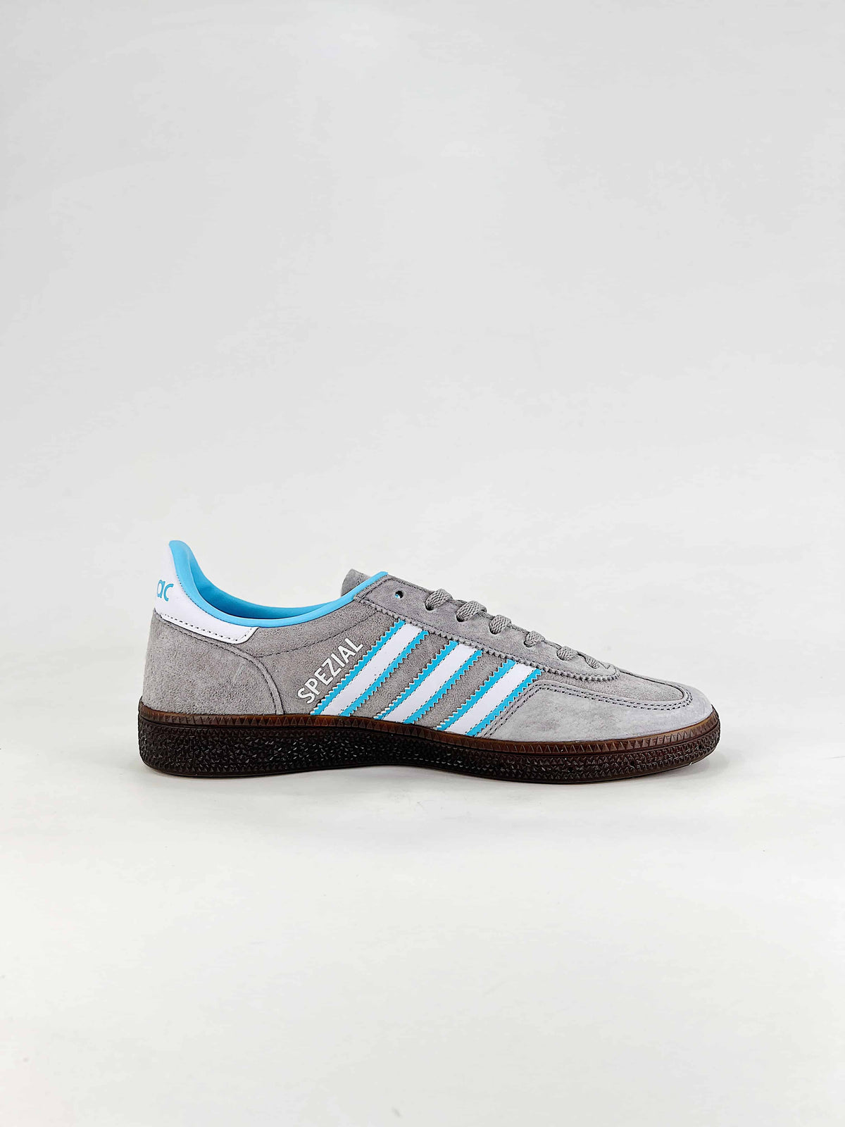 Adidas Handball Spezial Moscow Suede Sneakers "Grey Bright Blue"-Classic sneakers，Adidas Women's Shoe Sale / Men's Shoe Sale