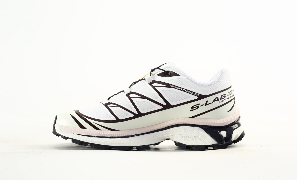 Salomon S-LAB XT-6 Men Women Outdoor Trail Running Shoes "White Coffee Light Pink"
