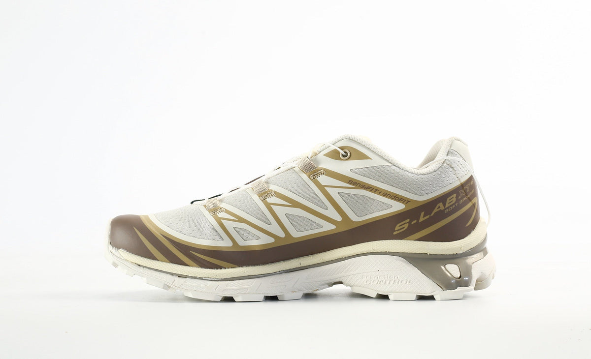 Salomon S-LAB XT-6 Men's Trail Running Hiking Shoes "Cream Khaki Brown"- outdoor hiking shoes/Women's Shoe Sale / Men's Shoe Sale