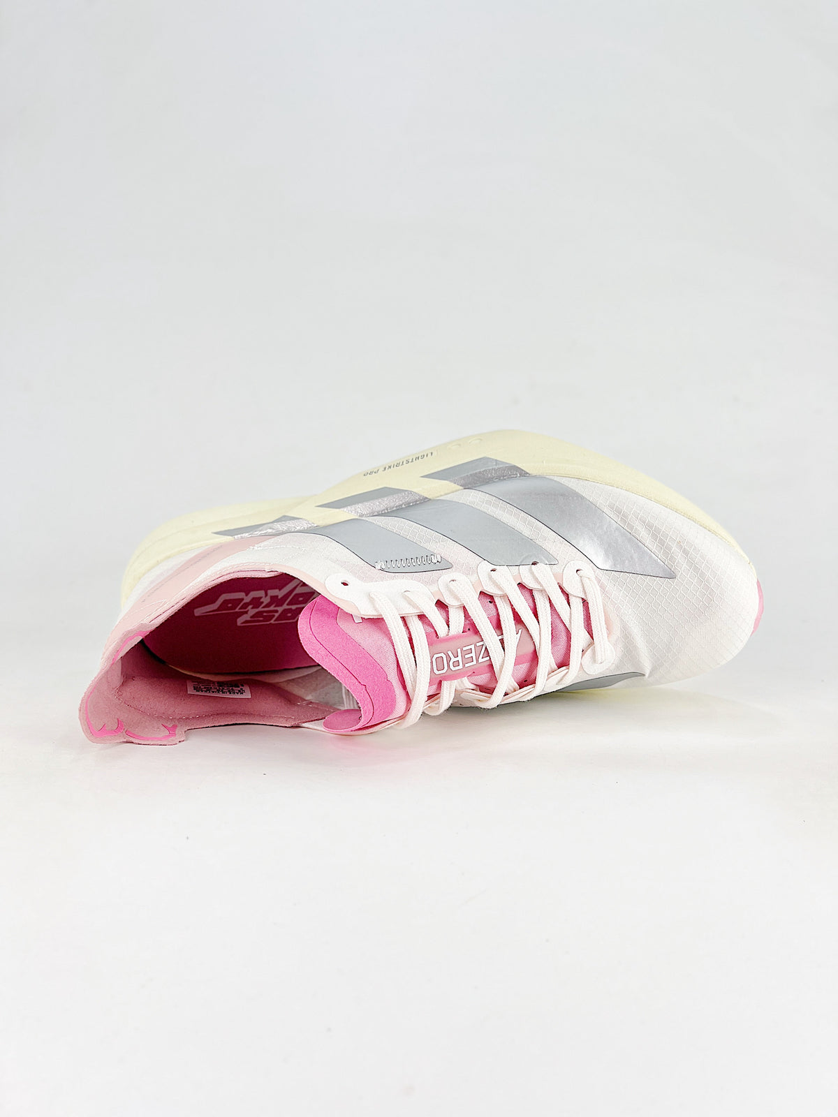 adidas Adizero Adios Pro 4 "White Silver Pink"-Classic sneakers，Adidas Women's Shoe Sale / Men's Shoe Sale
